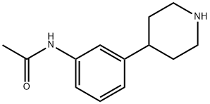 N-(3-(피페리딘-4-일)페닐)아세트아미드히드로클로라이드 구조식 이미지