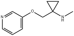 N-Methyl-1-((pyridin-3-yloxy)methyl)cyclopropanamine Structure