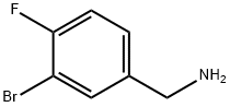 (3-bromo-4-fluorophenyl)methanamine 구조식 이미지