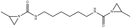 N,N'-HEXAMETHYLENEBIS(2-METHYL-1-AZIRIDINECARBOXAMIDE) Structure