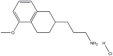 (5-Methoxy-1,2,3,4-tetrahydro-naphthalen-2-yl)-propyl-amine hydrochloride Structure