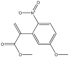 Methyl 2-(5-Methoxy-2-Nitrophenyl)Acrylate Structure