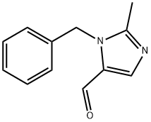 1-benzyl-2-methyl-1H-imidazole-carbaldehyde 구조식 이미지