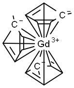 Tris(methylcyclopentadienyl)gadolinium (III), 98% (99.9%-Gd) (REO) Structure