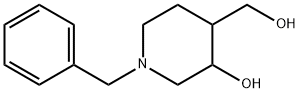 1-benzyl-4-(hydroxymethyl)piperidin-3-ol 구조식 이미지