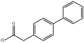 2-(biphenyl-4-yl)acetyl chloride Structure