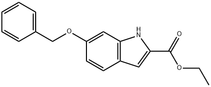 ethyl 6-(benzyloxy)-1H-indole-2-carboxylate Structure