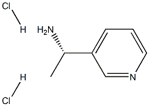 (S)-1-(pyridin-3-yl)ethanamine dihydrochloride 구조식 이미지