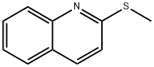 2-methylsulfanylquinoline 구조식 이미지