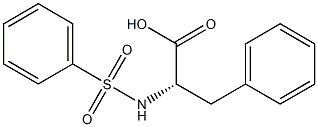 (S)-3-phenyl-2-(phenylsulfonamido)propanoic acid 구조식 이미지