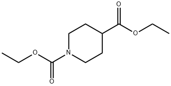 1,4-Piperidinedicarboxylic acid 1,4-diethyl ester Structure