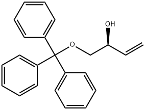 (S)-1-(triphenylmethoxy)-3-buten-2-ol Structure