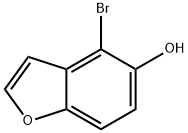 4-bromobenzofuran-5-ol 구조식 이미지