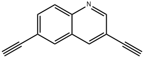 3,6-Diethynylquinoline Structure