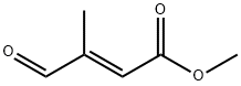 (E)-methyl 3-methyl-4-oxobut-2-enoate Structure