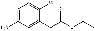 ethyl 2-(5-amino-2-chlorophenyl)acetate 구조식 이미지