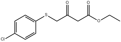 ethyl 4-(4-chlorophenylthio)-3-oxobutanoate Structure