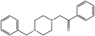 2-(4-Benzyl-1-piperazinyl)-1-phenylethanone hydrobromide
		
	 Structure