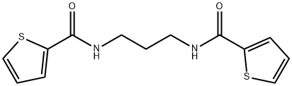 N,N'-1,3-propanediyldi(2-thiophenecarboxamide) 구조식 이미지