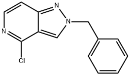 2-benzyl-4-chloro-2H-pyrazolo[4,3-c]pyridine 구조식 이미지