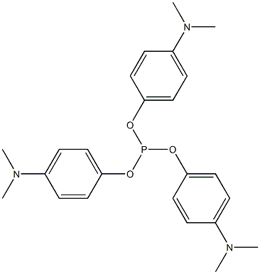 tris(4-(N,N-dimethylamino)phenyl) phosphite 구조식 이미지