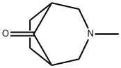 3-Methyl-3-aza-bicyclo[3.2.1]octan-8-one Structure