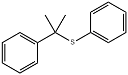 ALPHA,ALPHA-DIMETHYLBENZYL PHENYL SULFIDE Structure