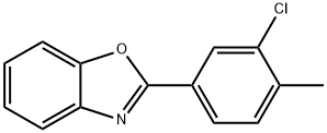 2-(3-chloro-4-methyl-phenyl)-benzooxazole Structure