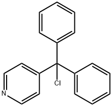 4-(Chlorodiphenylmethyl)pyridine Structure