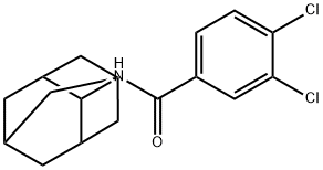 3,4-dichloro-N-(tricyclo[3.3.1.1~3,7~]dec-2-yl)benzamide Structure