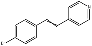 (E)-4-(4-bromostyryl)pyridine Structure
