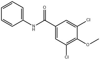 O-(3,5-dichloro-4-methoxybenzoyl)-N-phenylhydroxylamine 구조식 이미지