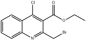 Ethyl 2-(bromomethyl)-4-chloroquinoline-3-carboxylate Structure
