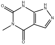 5-Methyl-1H-pyrazolo[3,4-d]pyrimidine-4,6(5H,7H)-dione 구조식 이미지