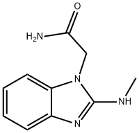 2-(2-(Methylamino)-1H-benzo[d]imidazol-1-yl)acetamide Structure