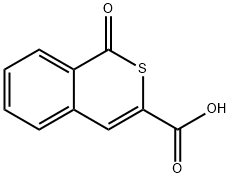 1-Oxo-1H-isothiochromene-3-carboxylic acid Structure