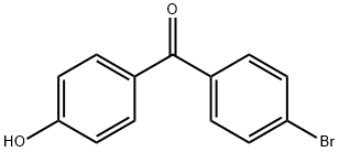 (4-bromophenyl)(4-hydroxyphenyl)methanone Structure