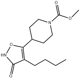 Methyl 4-(4-butyl-3-hydroxyisoxazol-5-yl)piperidine-1-carboxylate Structure