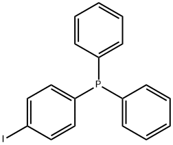 (4-요오도페닐)디페닐-포스핀 구조식 이미지