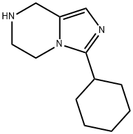 3-Cyclohexyl-5,6,7,8-tetrahydroimidazo[1,5-a]pyrazine 구조식 이미지