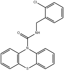 N-(2-chlorobenzyl)-10H-phenothiazine-10-carboxamide Structure