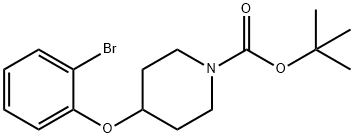 tert-butyl 4-(2-bromophenoxy)piperidine-1-carboxylate Structure