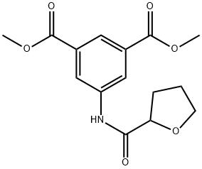 dimethyl 5-(tetrahydrofuran-2-carboxamido)isophthalate Structure