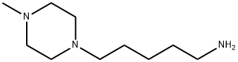 4-Methyl-1-piperazinepentanamine 3HCl Structure