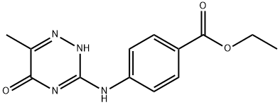 ethyl 4-[(6-methyl-5-oxo-4,5-dihydro-1,2,4-triazin-3-yl)amino]benzoate Structure