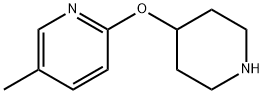 5-Methyl-2-(4-piperidinyloxy)pyridine 2HCl Structure