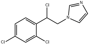 1-(2-chloro-2-(2,4-dichlorophenyl)ethyl)-1H-imidazole 구조식 이미지