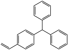 4-Benzhydrylstyrene
		
	 Structure