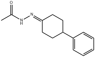 N'-(4-phenylcyclohexylidene)acetohydrazide Structure