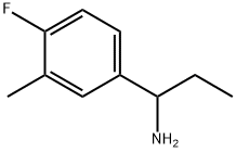 1-(4-FLUORO-3-METHYLPHENYL)PROPAN-1-AMINE Structure